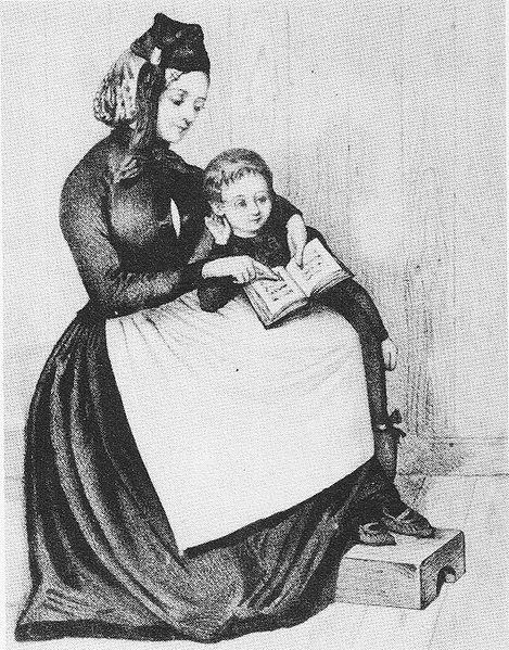 Tiedosto:Lukemaanopiskelua, Sigurður málari.jpg